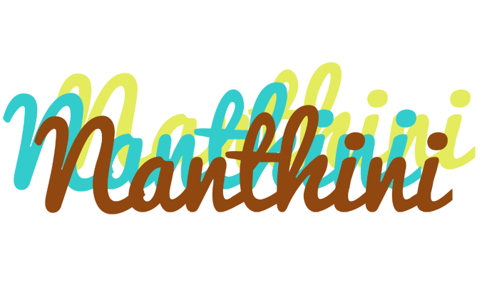 Nanthini cupcake logo