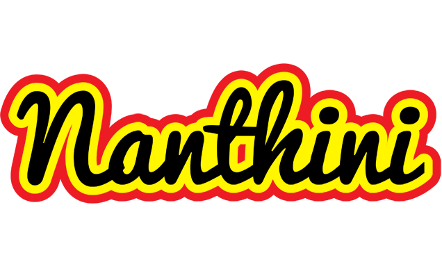 Nanthini flaming logo