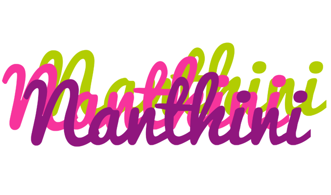 Nanthini flowers logo