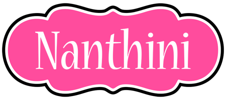 Nanthini invitation logo