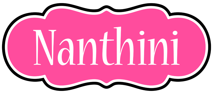 Nanthini invitation logo