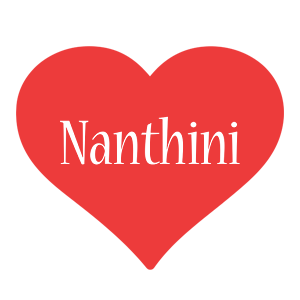 Nanthini love logo