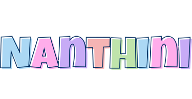 Nanthini pastel logo