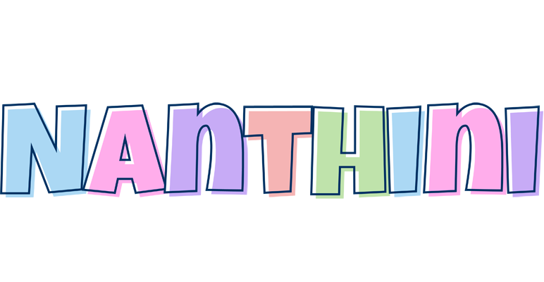 Nanthini pastel logo