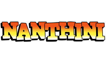 Nanthini sunset logo