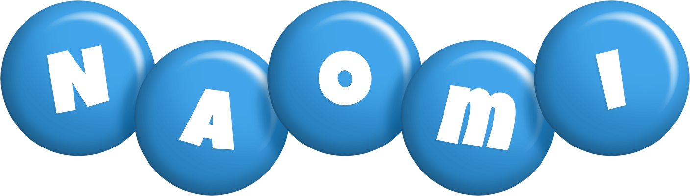 Naomi candy-blue logo