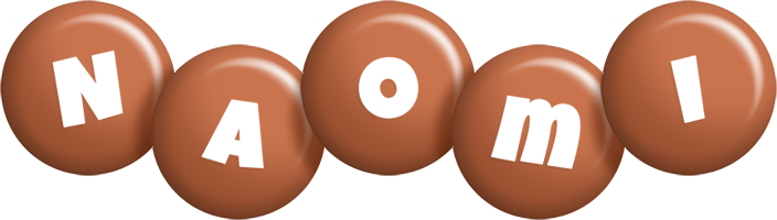 Naomi candy-brown logo