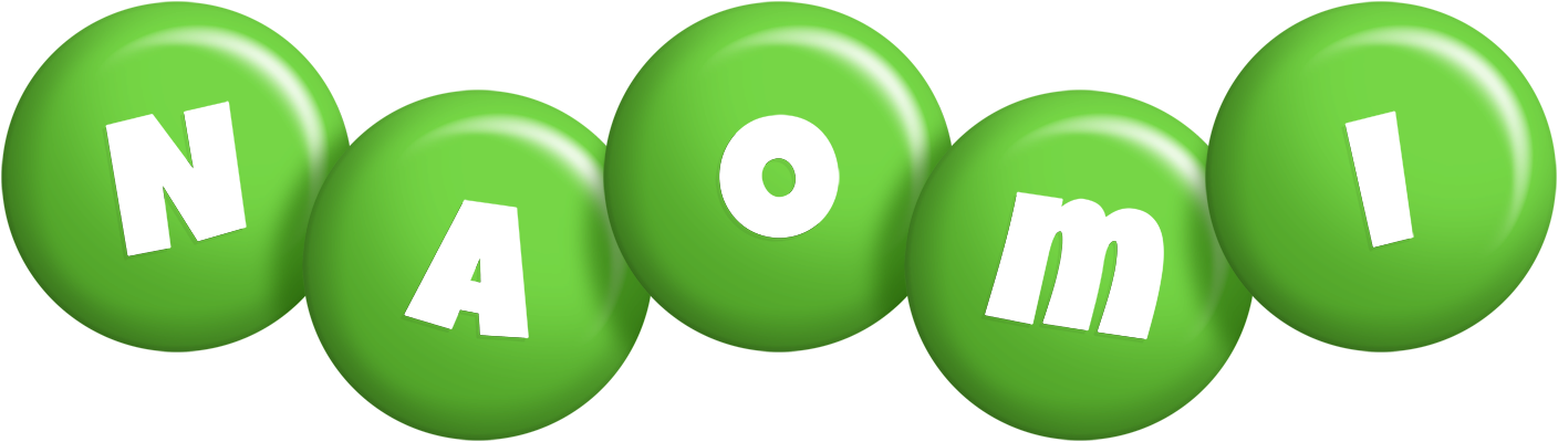 Naomi candy-green logo