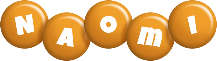 Naomi candy-orange logo