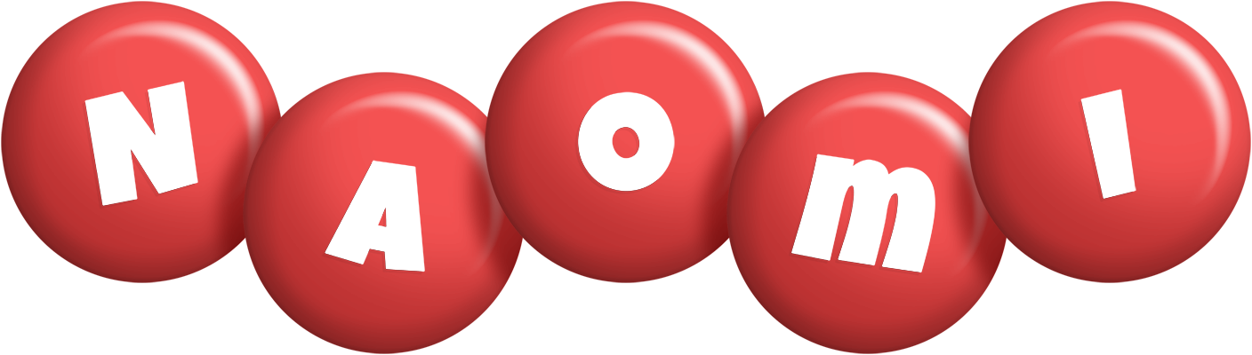 Naomi candy-red logo