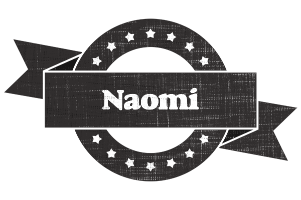 Naomi grunge logo