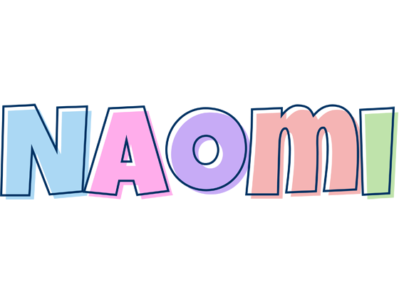 Naomi pastel logo