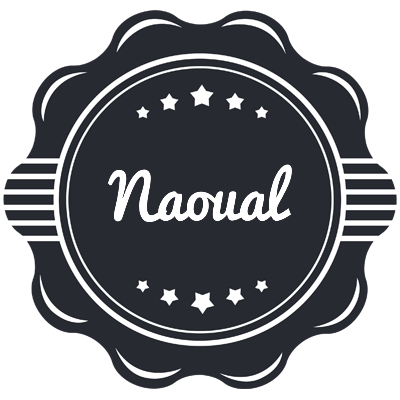 Naoual badge logo