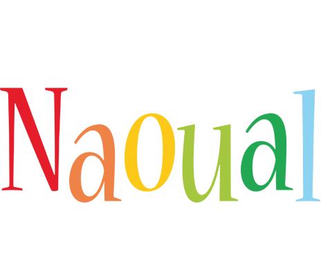 Naoual birthday logo