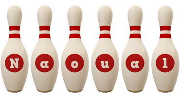 Naoual bowling-pin logo