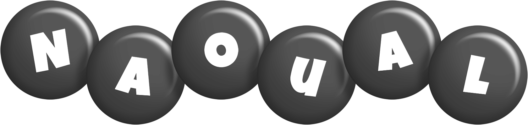 Naoual candy-black logo