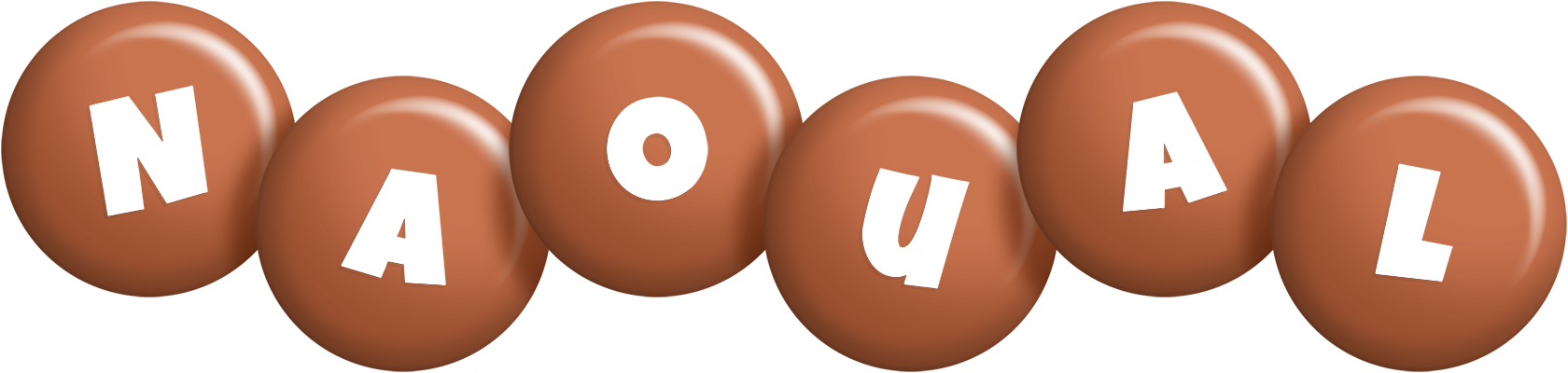 Naoual candy-brown logo