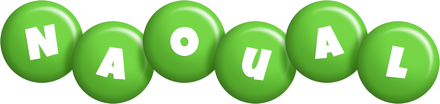 Naoual candy-green logo