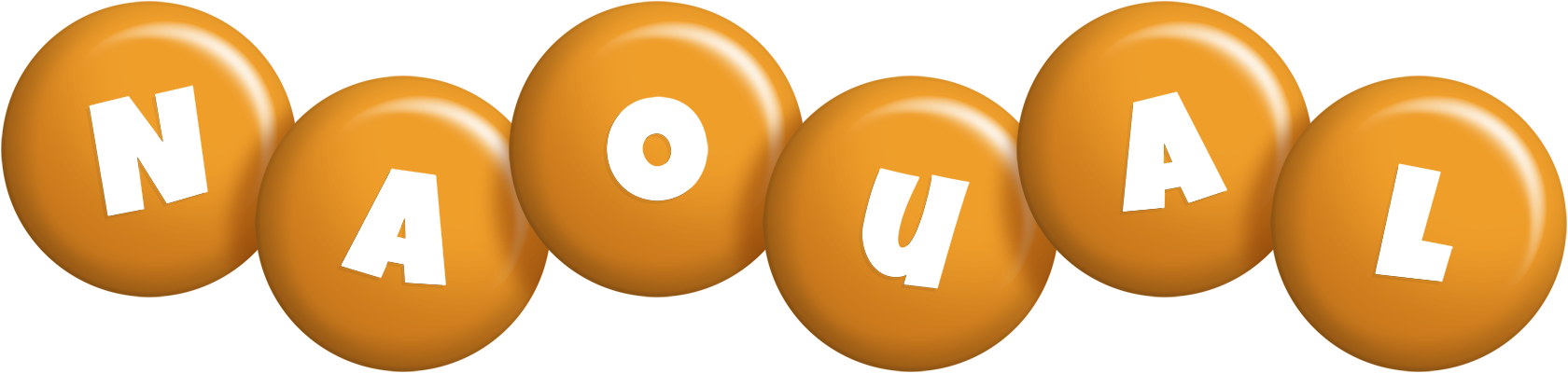 Naoual candy-orange logo