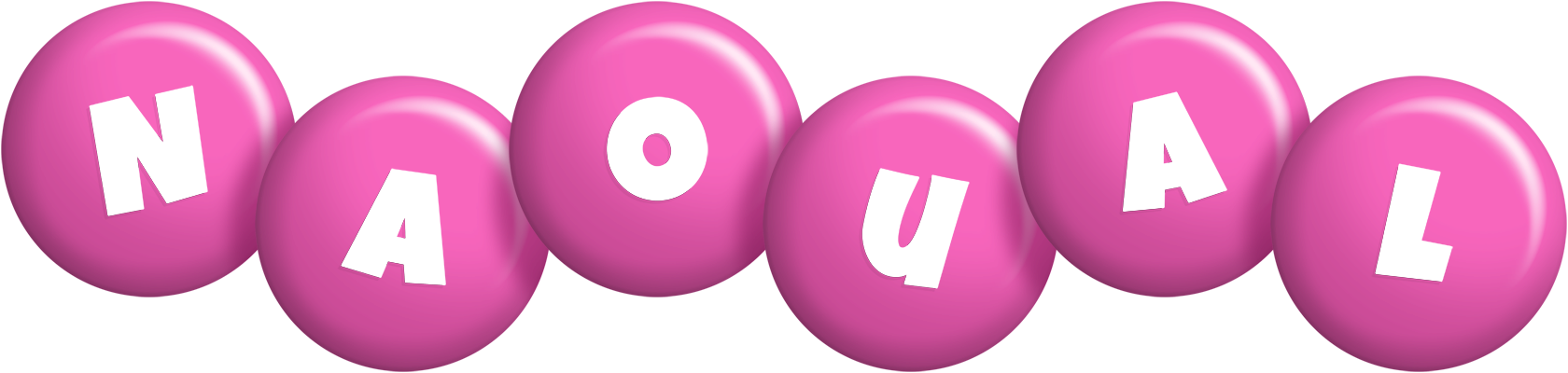 Naoual candy-pink logo