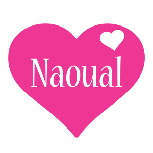 Naoual love-heart logo