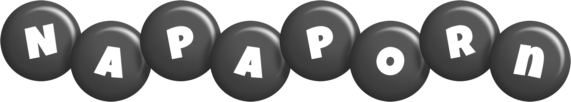 Napaporn candy-black logo