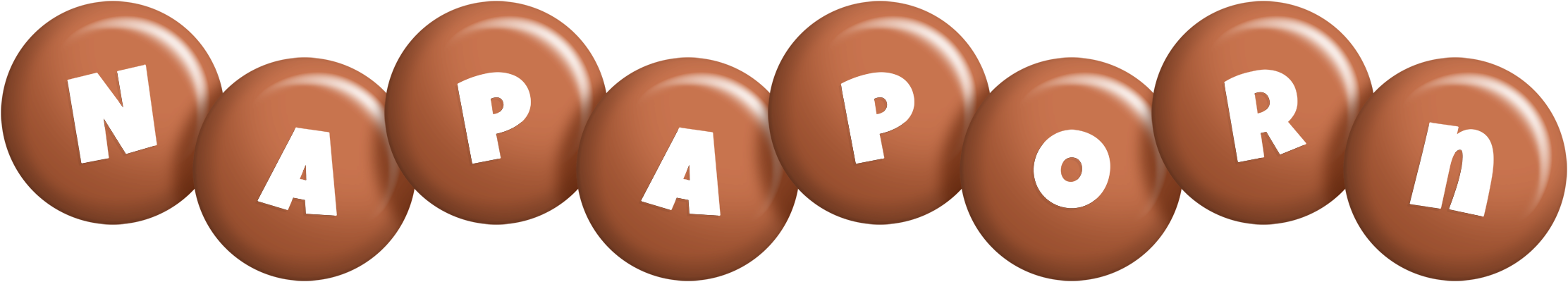 Napaporn candy-brown logo
