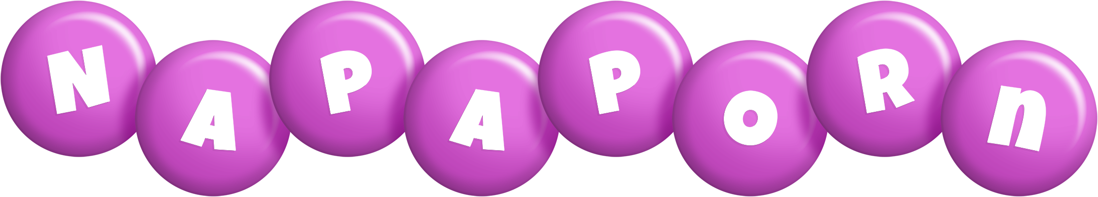 Napaporn candy-purple logo