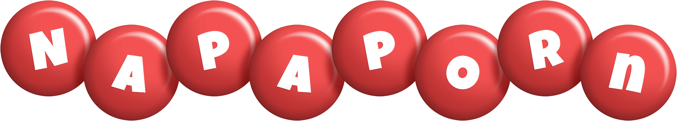 Napaporn candy-red logo