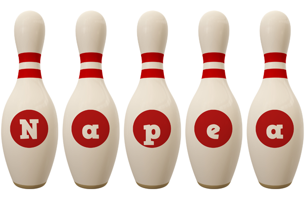Napea bowling-pin logo