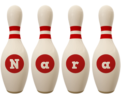 Nara bowling-pin logo