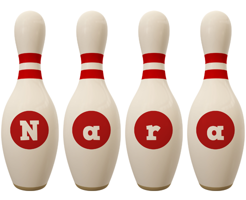 Nara bowling-pin logo