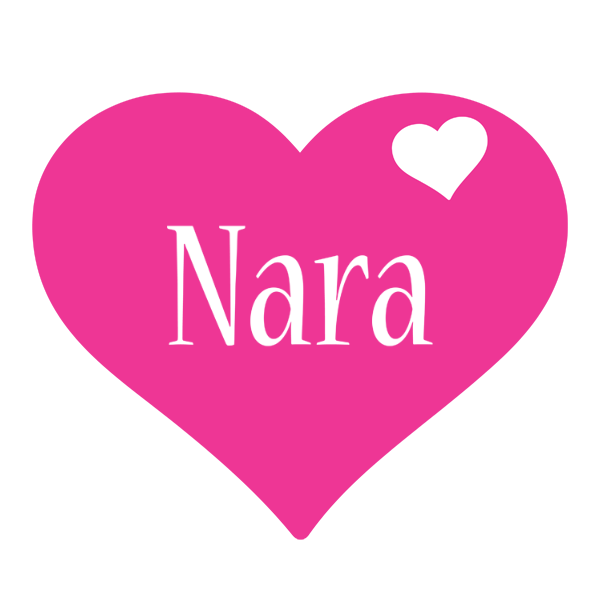 Nara love-heart logo