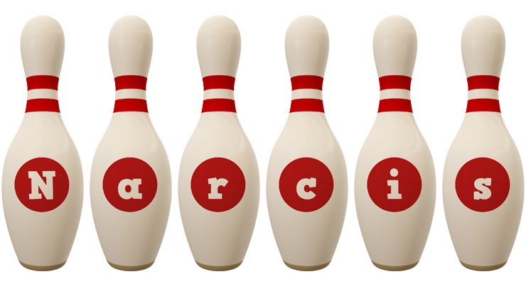 Narcis bowling-pin logo