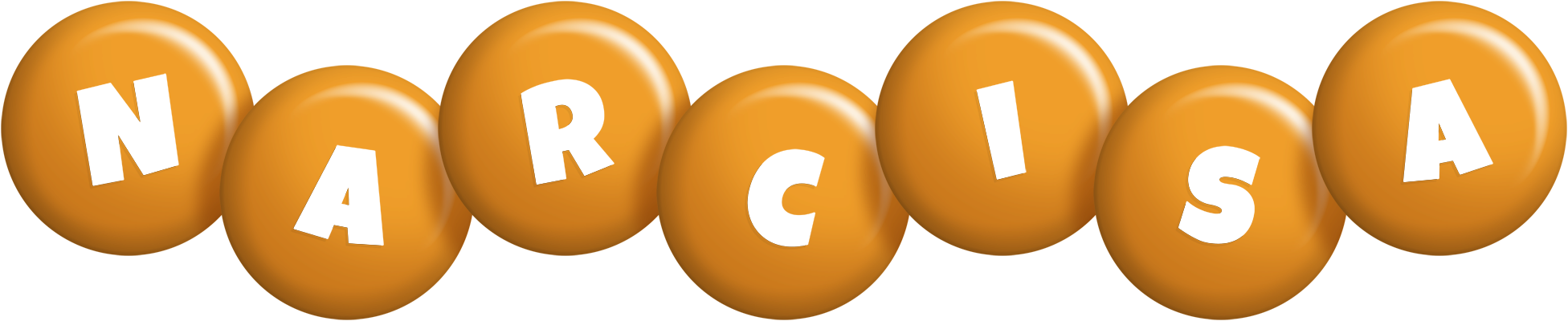 Narcisa candy-orange logo