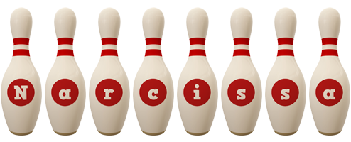 Narcissa bowling-pin logo
