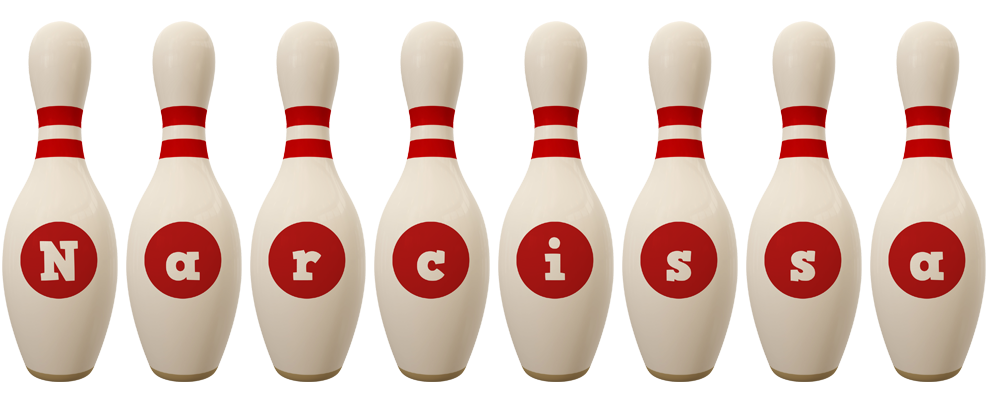 Narcissa bowling-pin logo