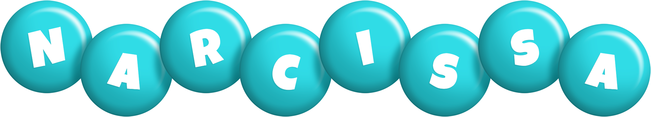 Narcissa candy-azur logo