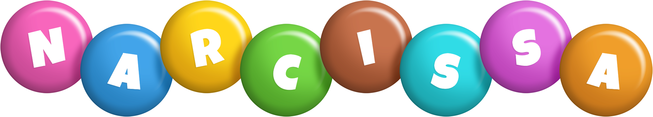 Narcissa candy logo