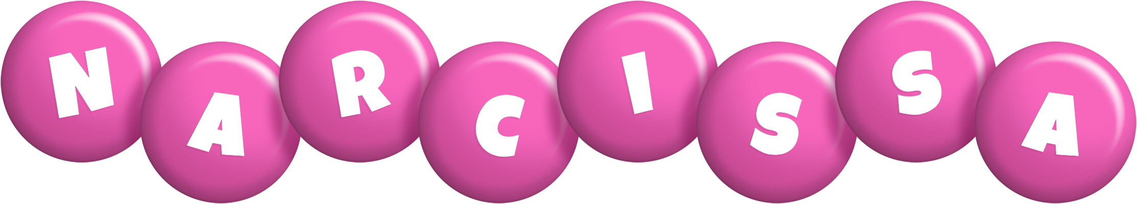Narcissa candy-pink logo
