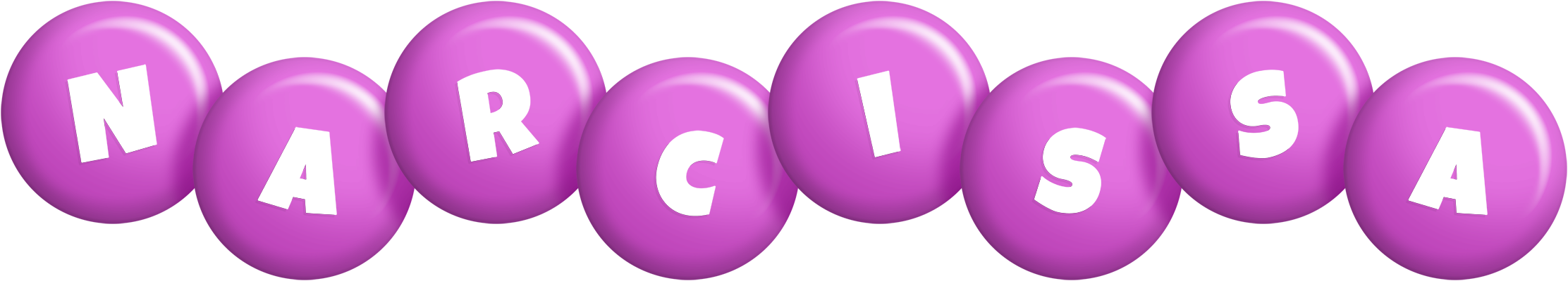 Narcissa candy-purple logo