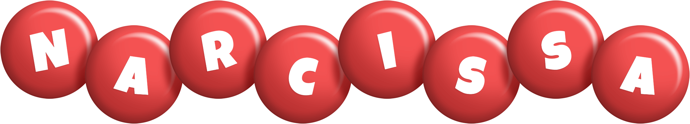 Narcissa candy-red logo