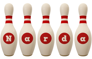 Narda bowling-pin logo