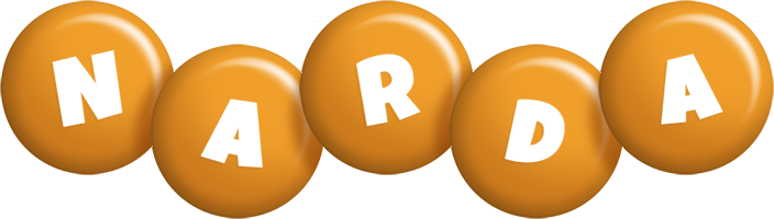 Narda candy-orange logo