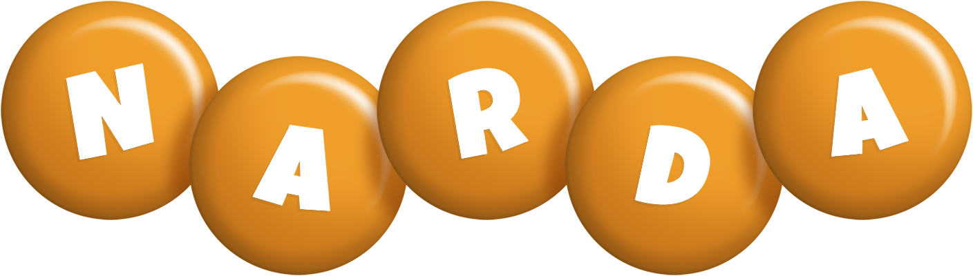 Narda candy-orange logo
