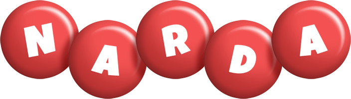 Narda candy-red logo