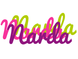 Narda flowers logo