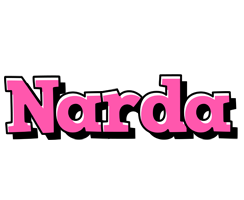 Narda girlish logo