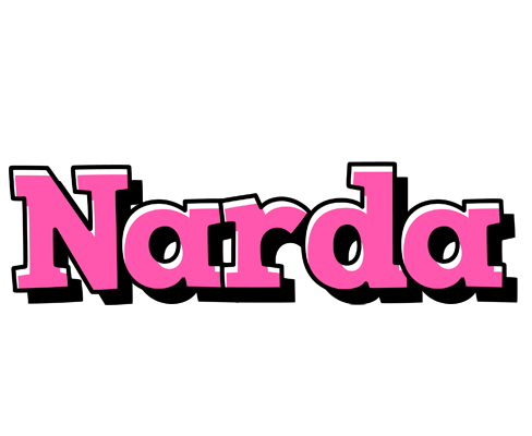Narda girlish logo