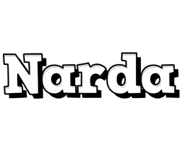 Narda snowing logo
